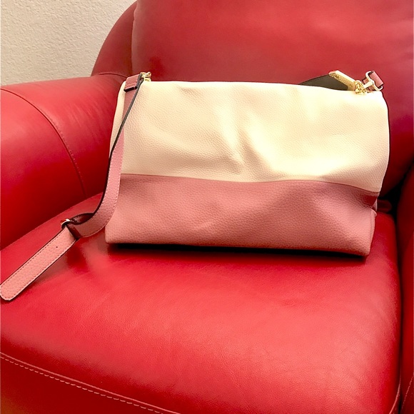Steve Madden Fold Over Color Block Shoulder Purse - Picture 10 of 14